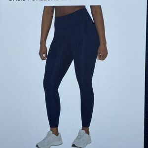 Fabletics Women's M Oasis Pureluxe Legging Navy e0575